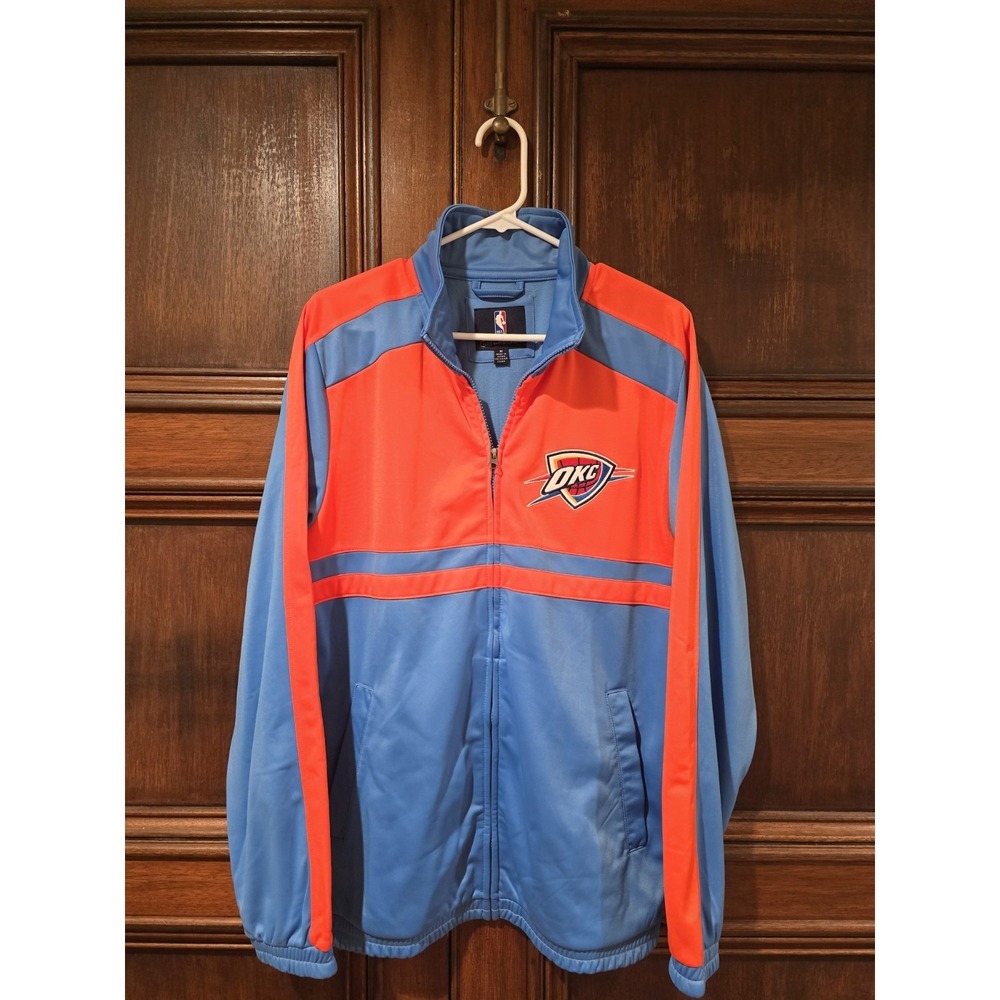 GIII Sports by Carl Banks NBA OKC Thunder Track Jacket M